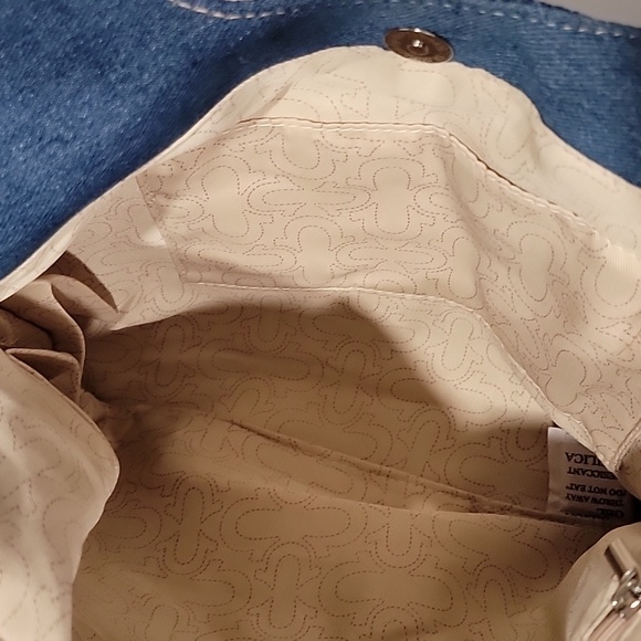 🔥Host Pick🔥True Religion Dark Denim Hobo Bag w/Crossbody Strap&Silver Hardwear - Picture 9 of 14